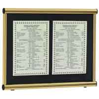 Norfolk Bar Tariff Poster Frame